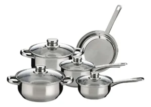 Jogo Panela 5 Peças Tampa Vidro Aço Inox Wincy Cor Prateado É Bom VEJA AQUI Se Compensa Comprar