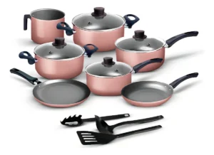 Jogo de Panelas de Cozinha Marpal Elegan 10 Peças de Alumínio Rosa É Boa VEJA AQUI Se Compensa Comprar