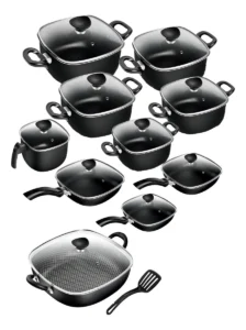 Jodo De 10 Peças Patolux Antiaderente Preto É Bom VEJA AQUI Se Compensa Comprar