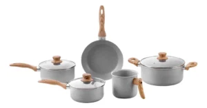 Conjunto De 5 Panelas Gris Brinox Ceramic Life Easy Cinza É Bom VEJA AQUI Se Compensa Comprar