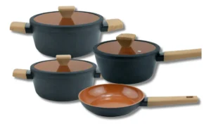 Jogo Panelas Antiaderente Fracalanza Serve No Fogão Indução Ou Gás Cerâmico 4 Peças Cor Preto É Bom VEJA AQUI Se Compensa Comprar