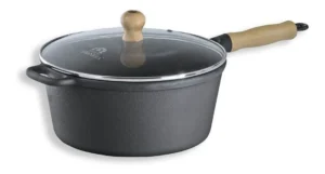Caçarola Cabo De Madeira Tampa De Vidro 3,2 Litro 22cm É Boa VEJA AQUI Se Compensa Comprar