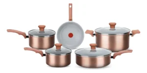 Jogo De Panelas 5 Peças Ceramic Rose Gold Rochedo É Bom VEJA AQUI Se Compensa Comprar